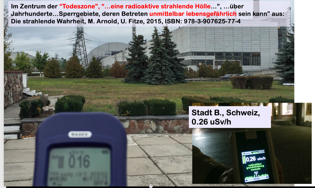 Abbildung 10 Blick vom südlichen Ende des Kraftwerkes. Die Strahlung ist hier recht tief (0.16